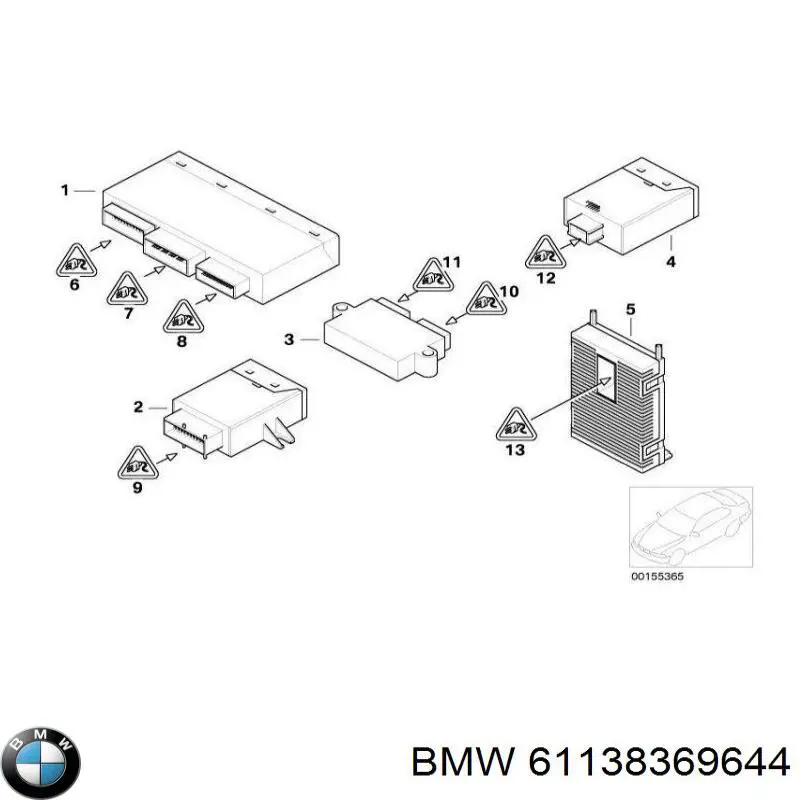 61138369644 BMW 