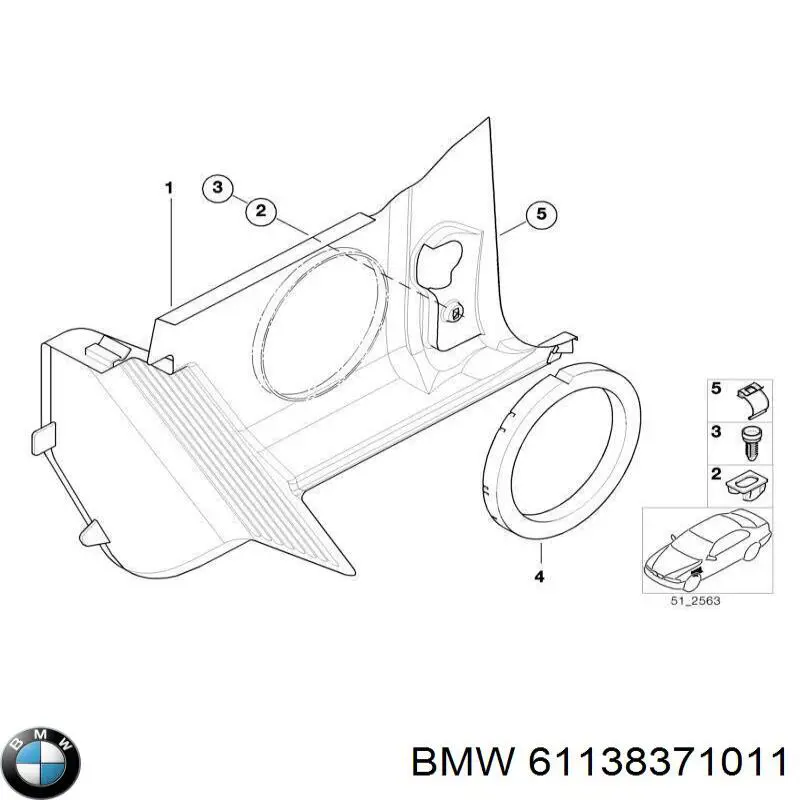  BMW 61138371011