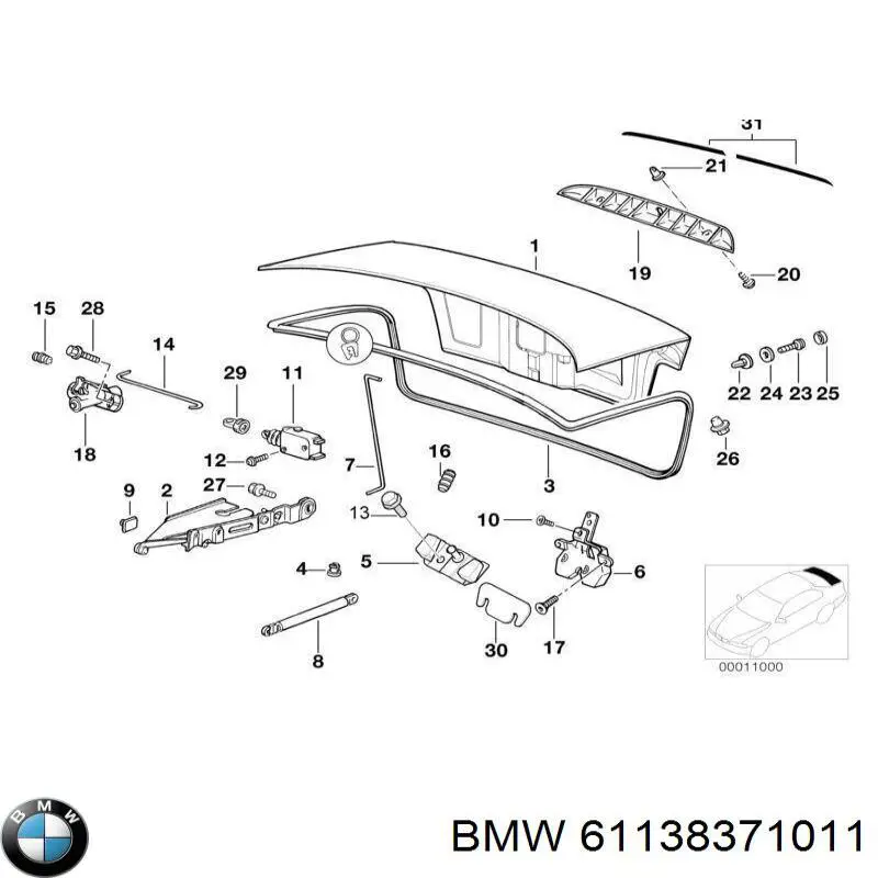 61138371011 BMW 