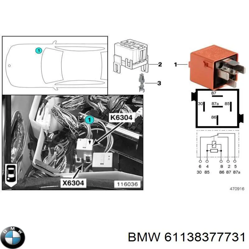  BMW 61138377731 ціна, від 2.02 USD