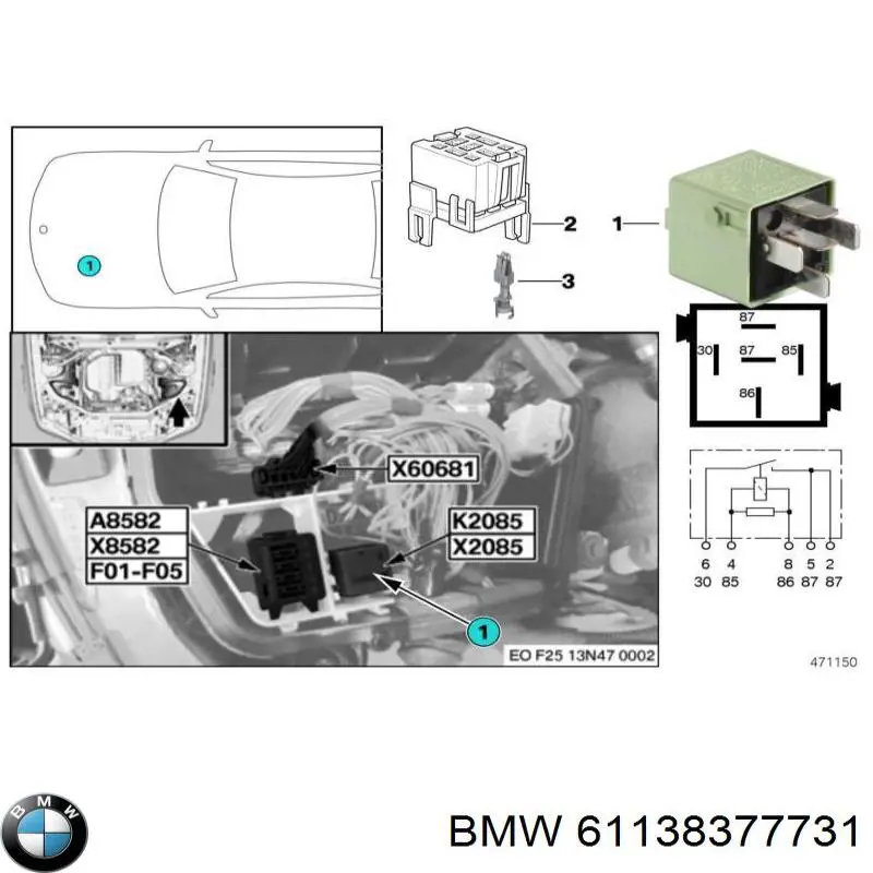 61138377731 BMW 