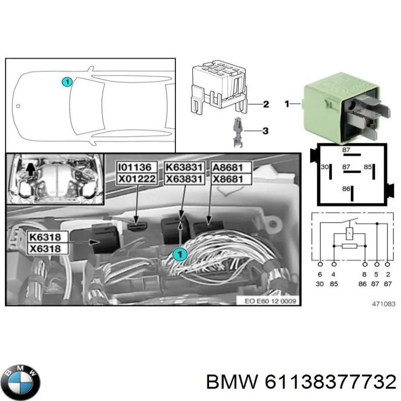 61138377732 BMW 
