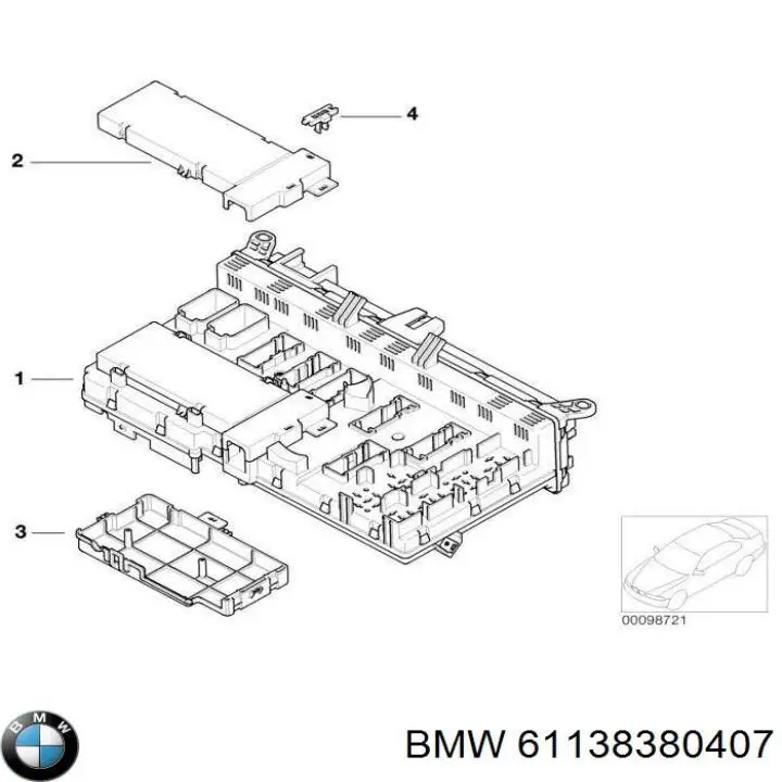  BMW 61138380407 ціна, від 17.73 USD