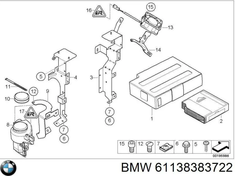  BMW 61138383722 ціна, від 0.58 USD