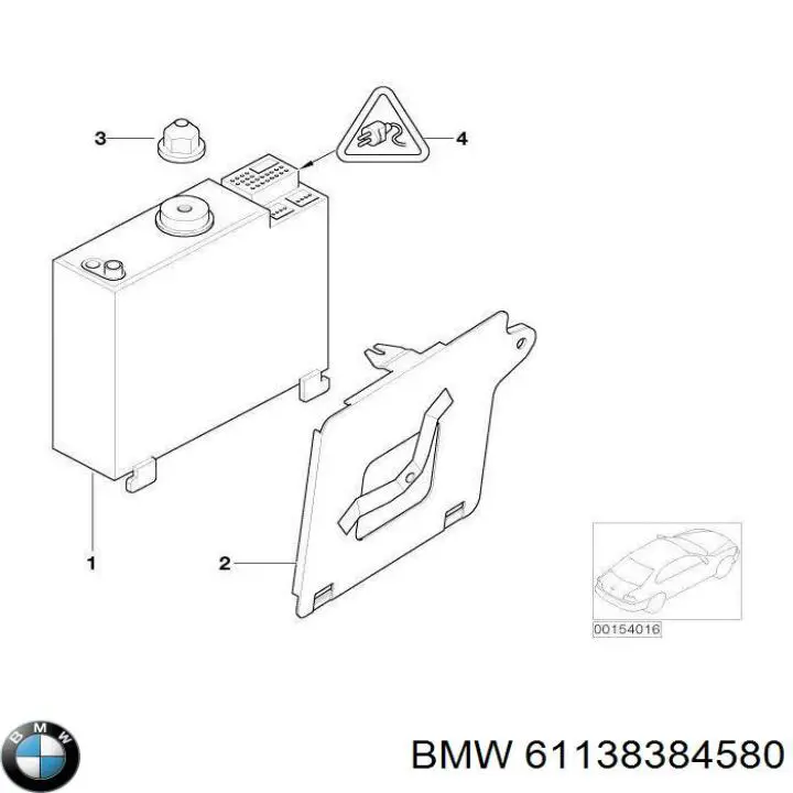 61138384580 BMW 
