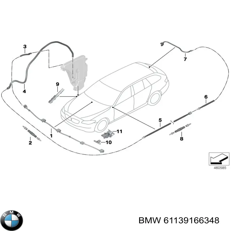Купити 61139166348 BMW 