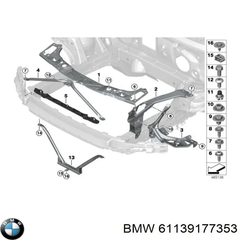  BMW 61139177353 ціна, від 5.52 USD