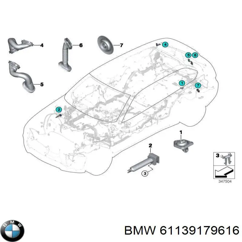 61139179616 BMW 