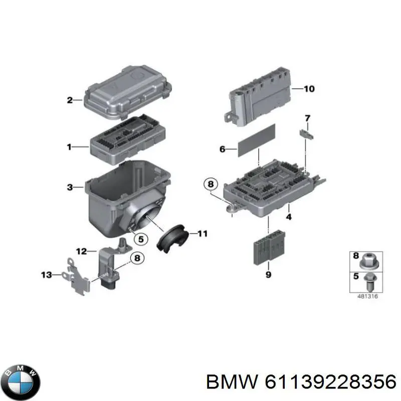 61139228356 BMW 