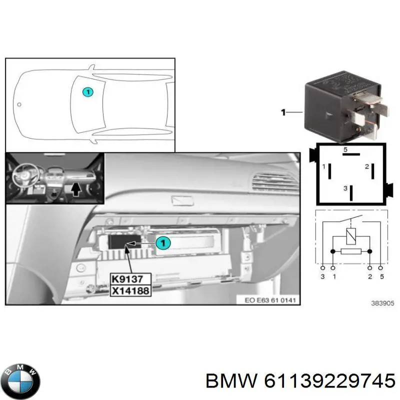  BMW 61139229745