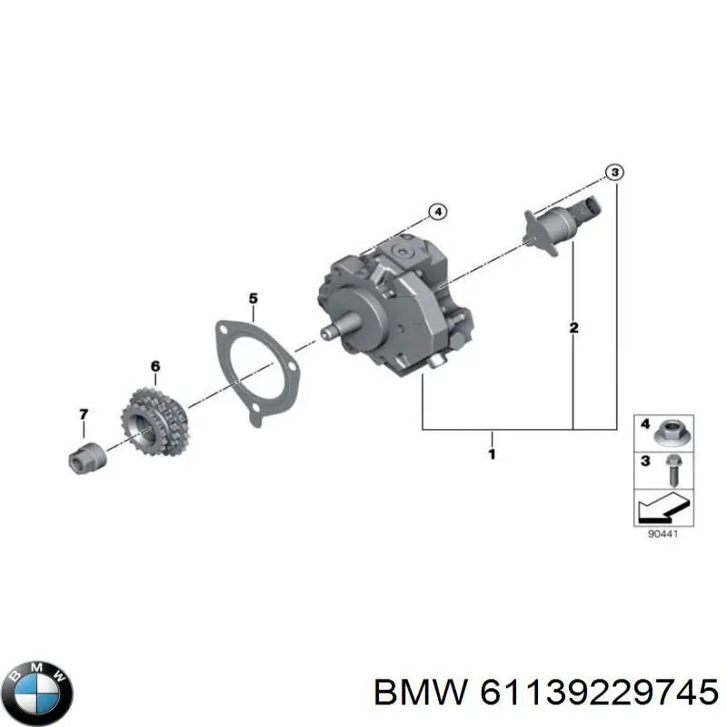 61139229745 BMW 