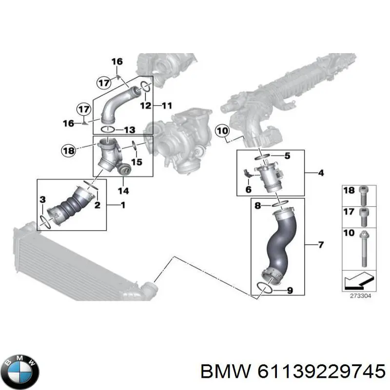 Купити 61139229745 BMW 