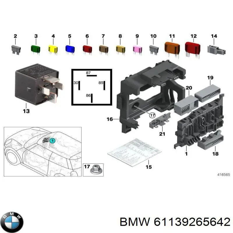  61139265642 BMW