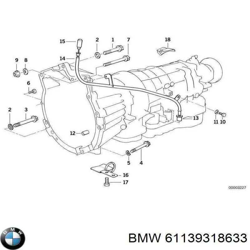 Купити 61139318633 BMW 