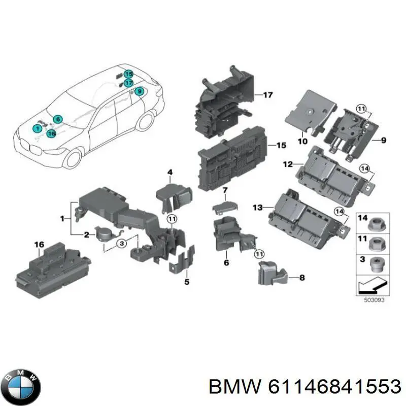 61146841553 BMW 