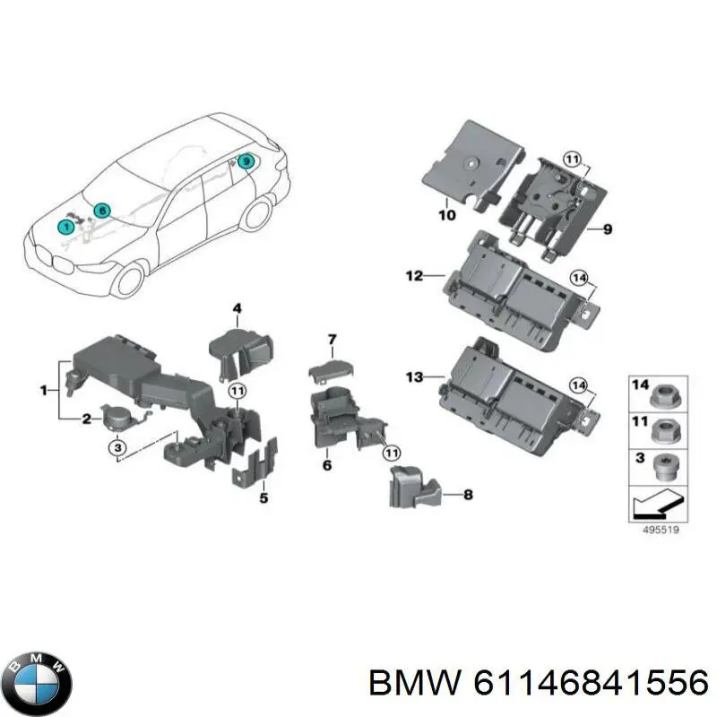 61146841556 BMW 