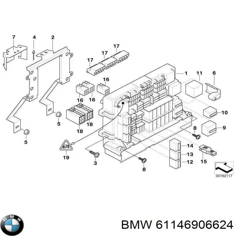 Купити 61146906613 BMW Корпус запобіжників