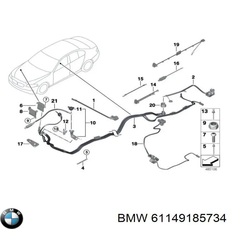 61149185734 BMW Авто акумулятор