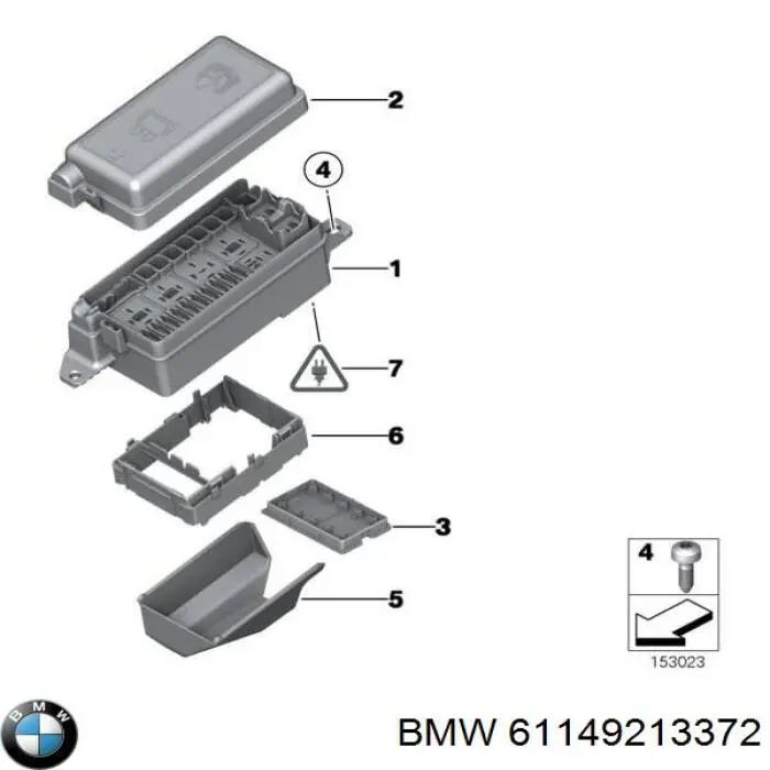 Купити 61149213372 BMW Корпус запобіжників