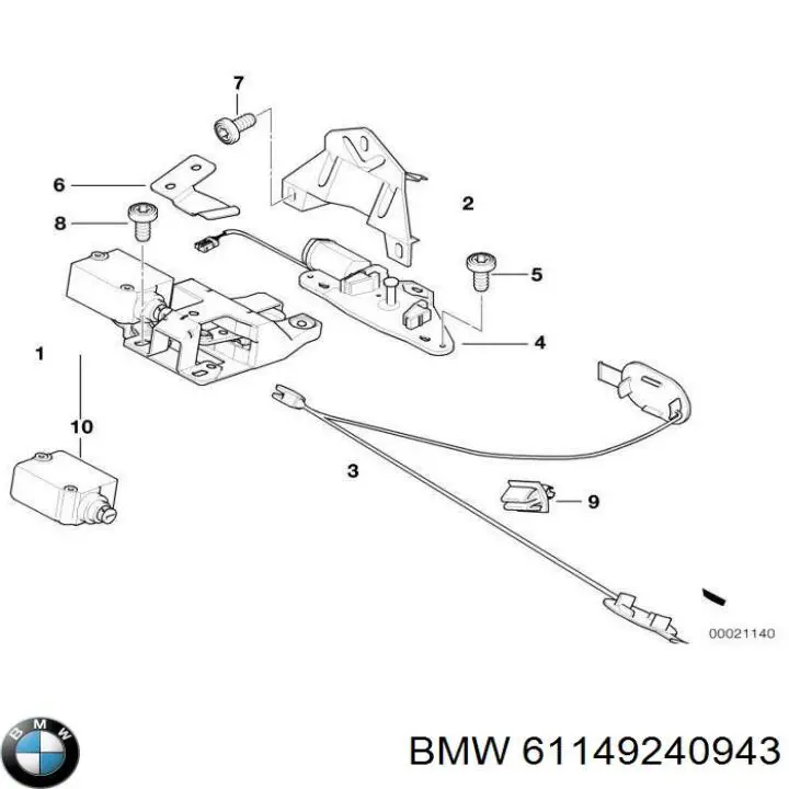 61149240943 BMW Реле запобіжників