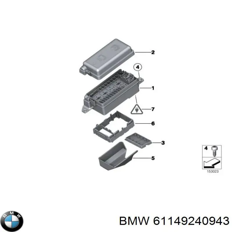Коробка запобіжників BMW 61149240943 ціна, від 62.85 USD
