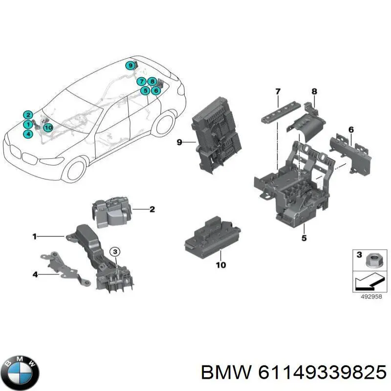  BMW 61149339825 ціна, від 38.00 USD