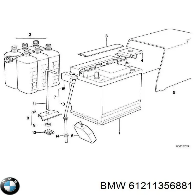 Батарея акумуляторна BMW 61211356881 ціна, від 19.31 USD