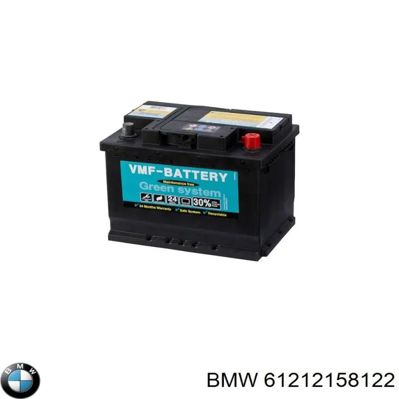 61212158122 BMW Авто акумулятор