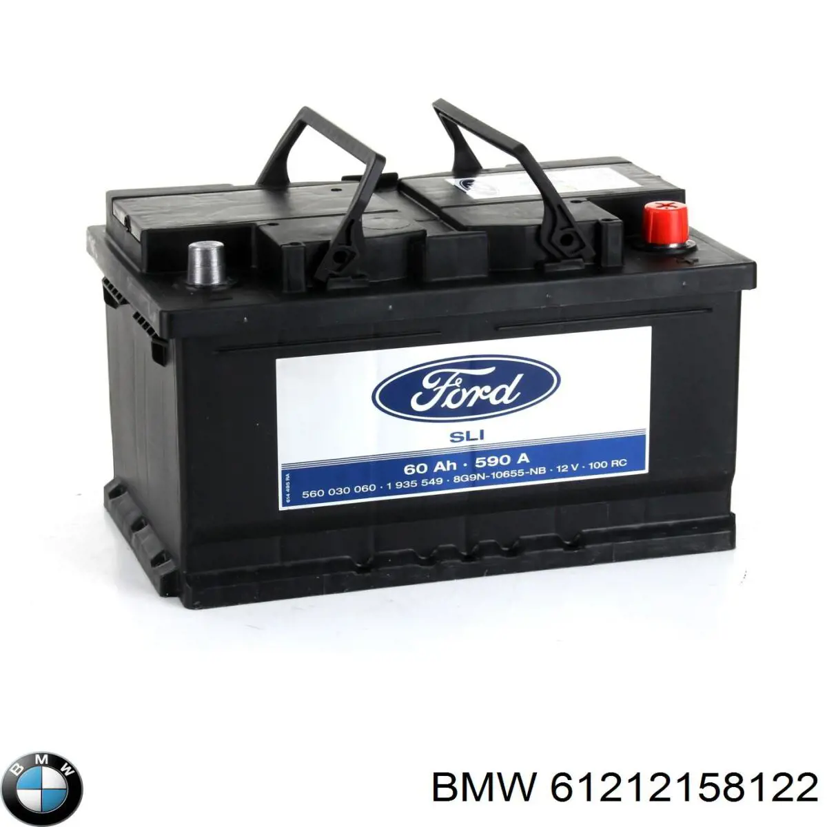Батарея акумуляторна BMW 61212158122 ціна, від 104.13 USD