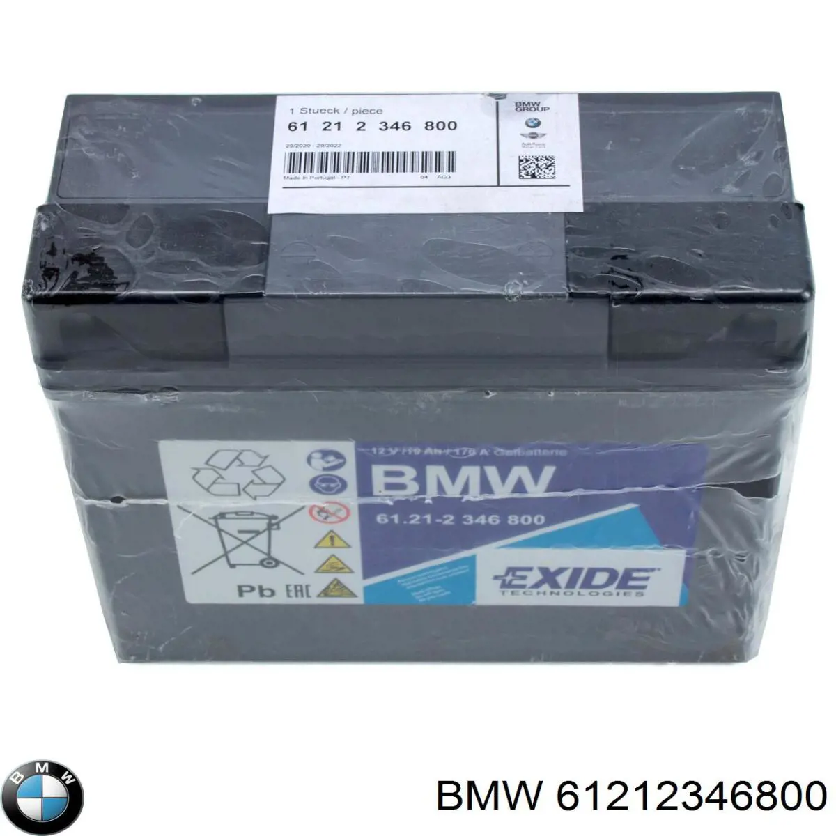 61212346800 BMW Авто акумулятор
