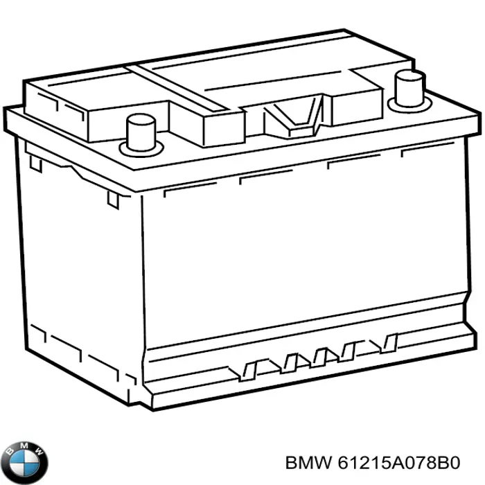 Батарея акумуляторна BMW 61215A078B0 ціна, від 741.19 USD