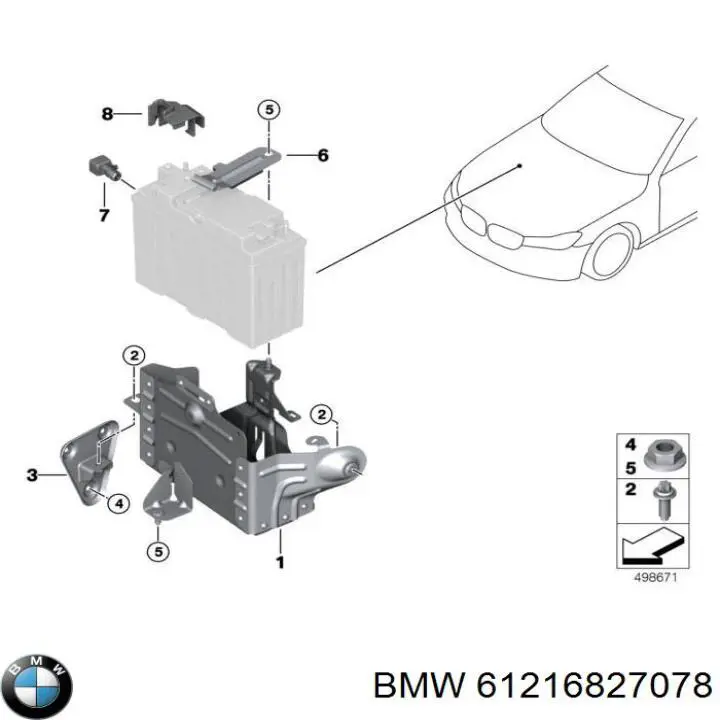61216827078 BMW 