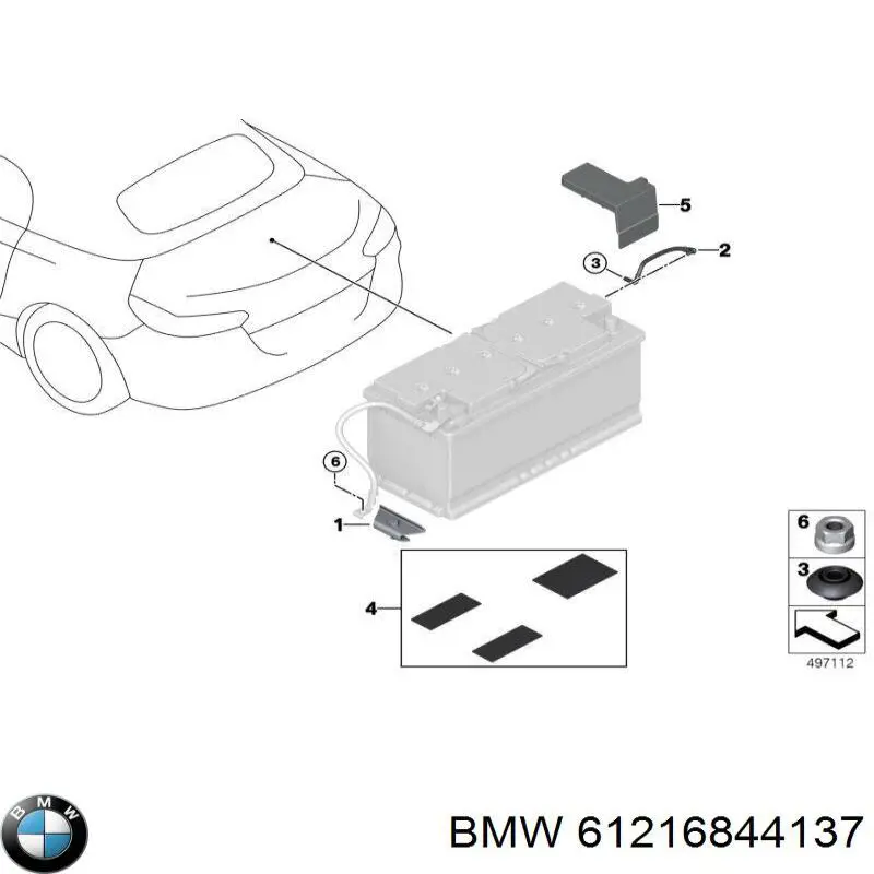  BMW 61216844137 ціна, від 4.58 USD