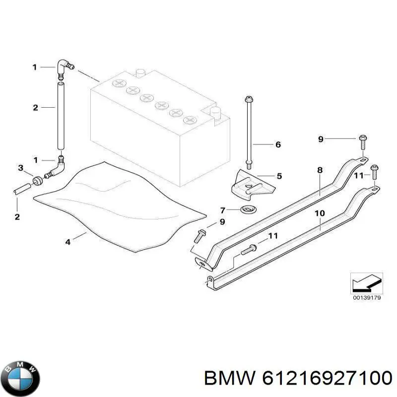 Купити 61216927100 BMW 