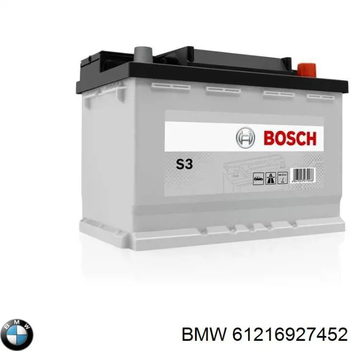 Батарея акумуляторна BMW 61216927452 ціна, від 74.54 USD