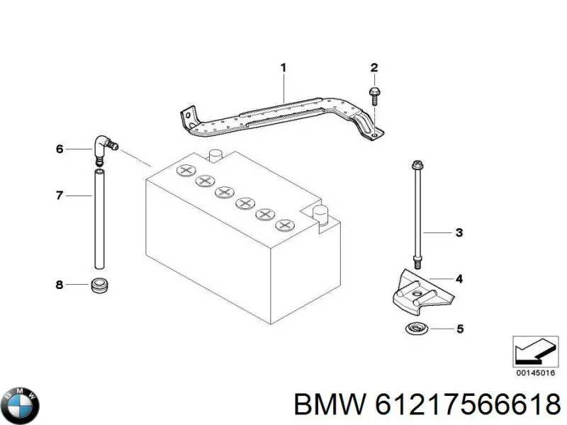 Купити 61217566618 BMW 