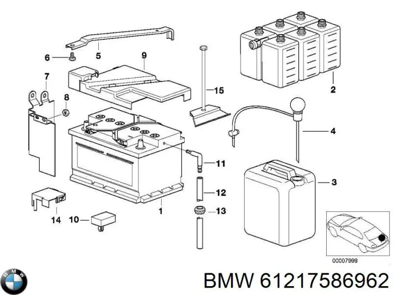  61217586962 BMW