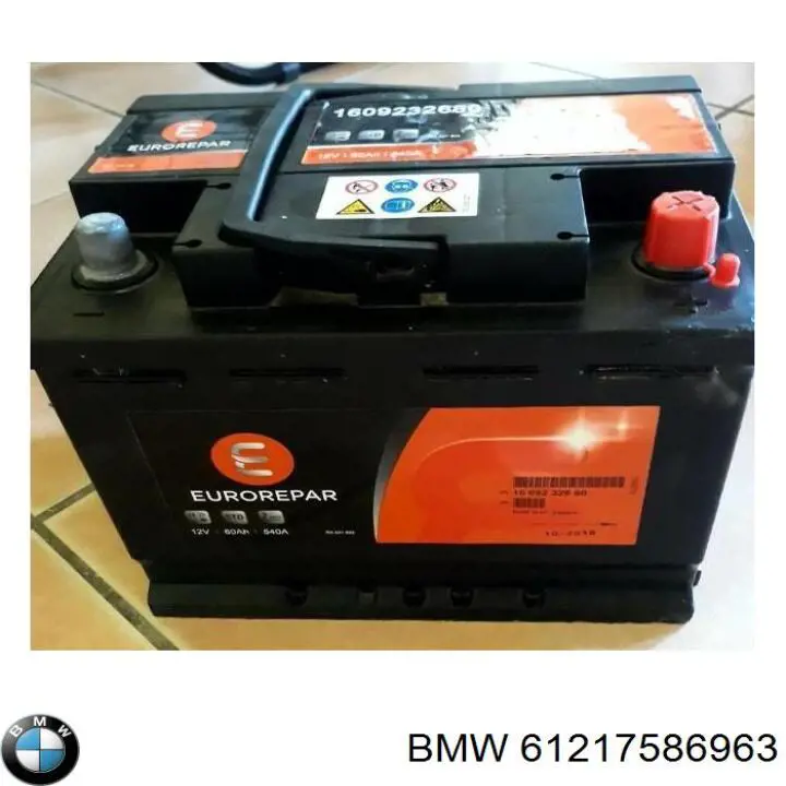 Батарея акумуляторна BMW 61217586963 ціна, від 81.72 USD