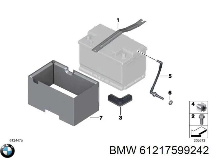  BMW 61217599242 ціна, від 25.40 USD