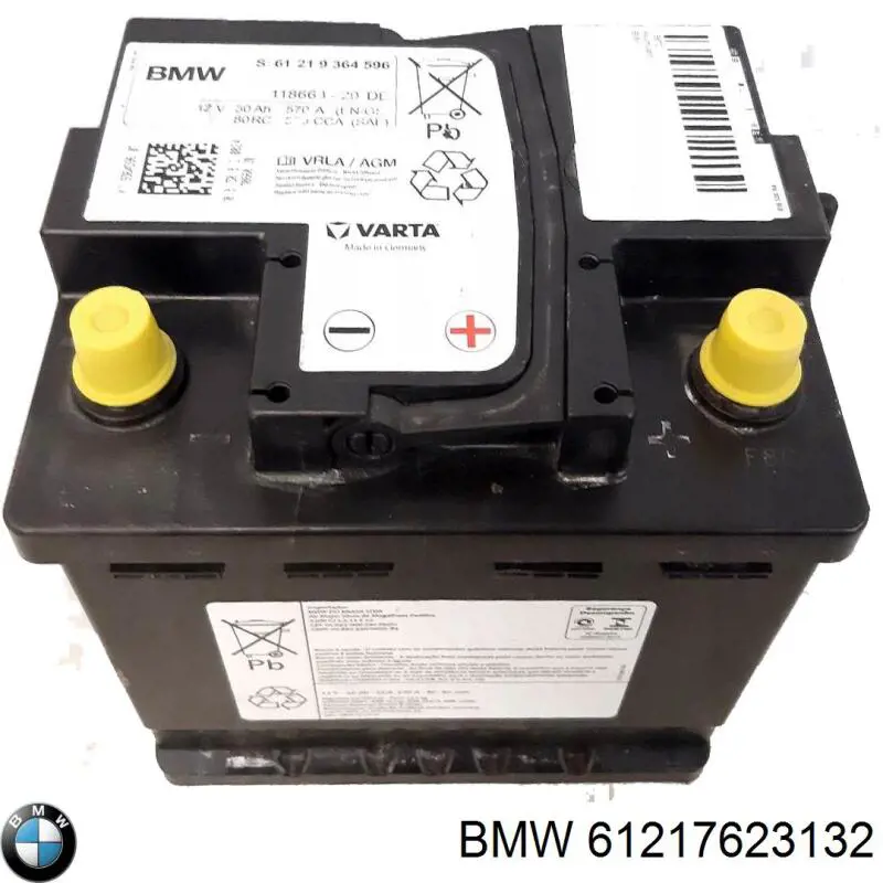 Батарея акумуляторна BMW 61217623132 ціна, від 348.77 USD