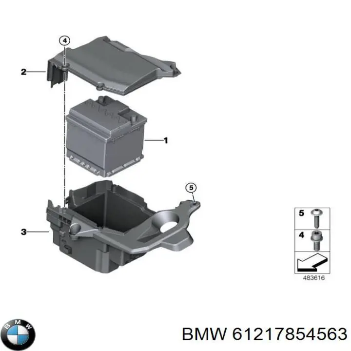 61217857133 BMW Авто акумулятор