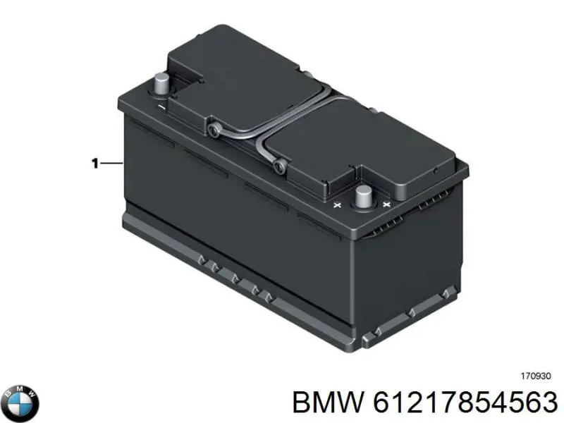 Купити 61217857133 BMW Автомобільна батарея
