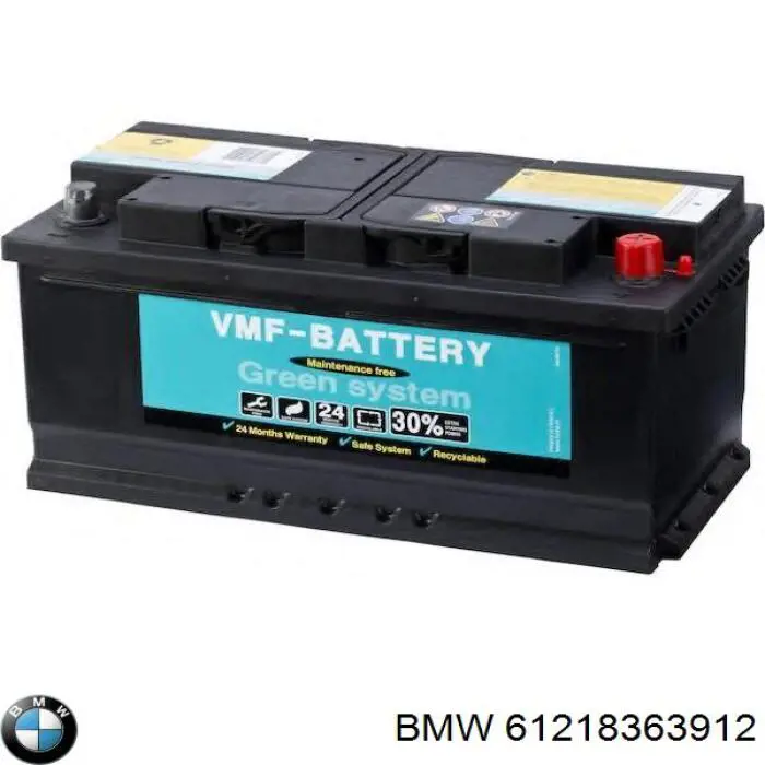 Купити 61218363912 BMW Автомобільна батарея