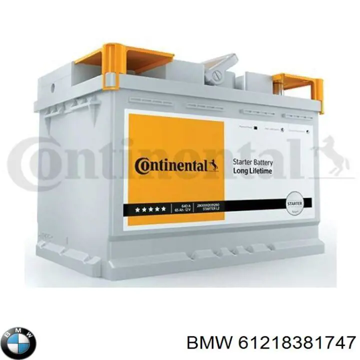 Батарея акумуляторна BMW 61218381747 ціна, від 155.51 USD