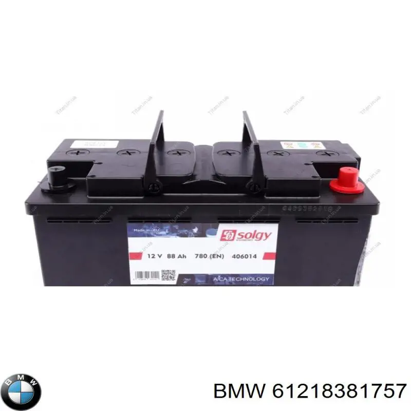 Купити 61218381757 BMW Автомобільна батарея