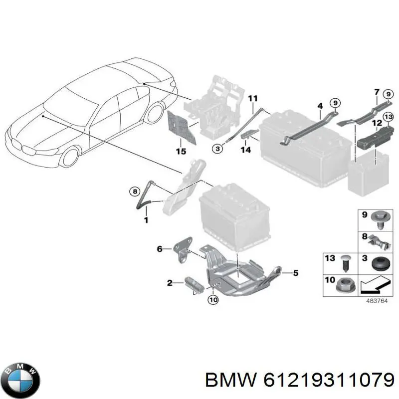  BMW 61219311079 ціна, від 17.78 USD