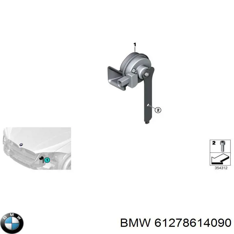  BMW 61278614090 ціна, від 18.84 USD