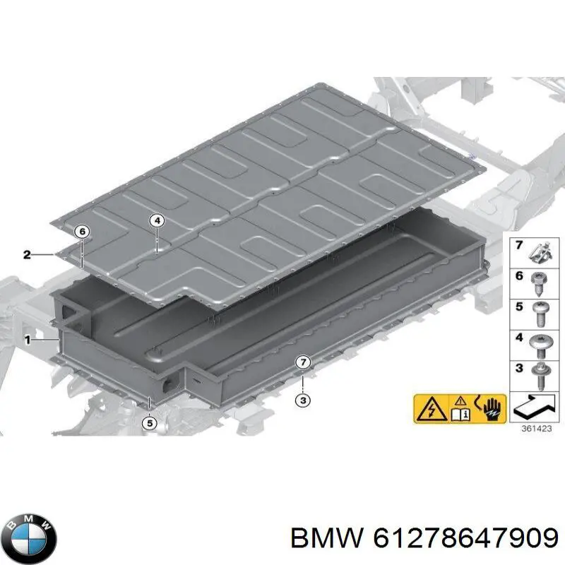 61278647909 BMW Авто акумулятор