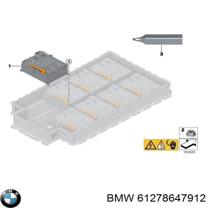 61278647912 BMW Батарейний модуль електромобіля