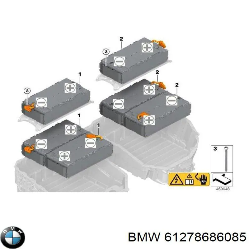 Батарейний модуль електромобіля 61278686085 BMW